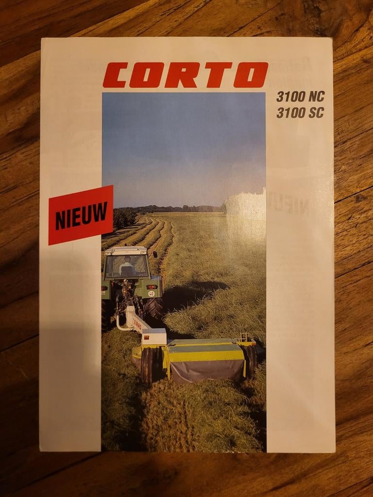 tractor folder Claas CORTO 3100 NC 3100 SC, Boeken, Catalogussen en Folders, Ophalen of Verzenden, Zo goed als nieuw