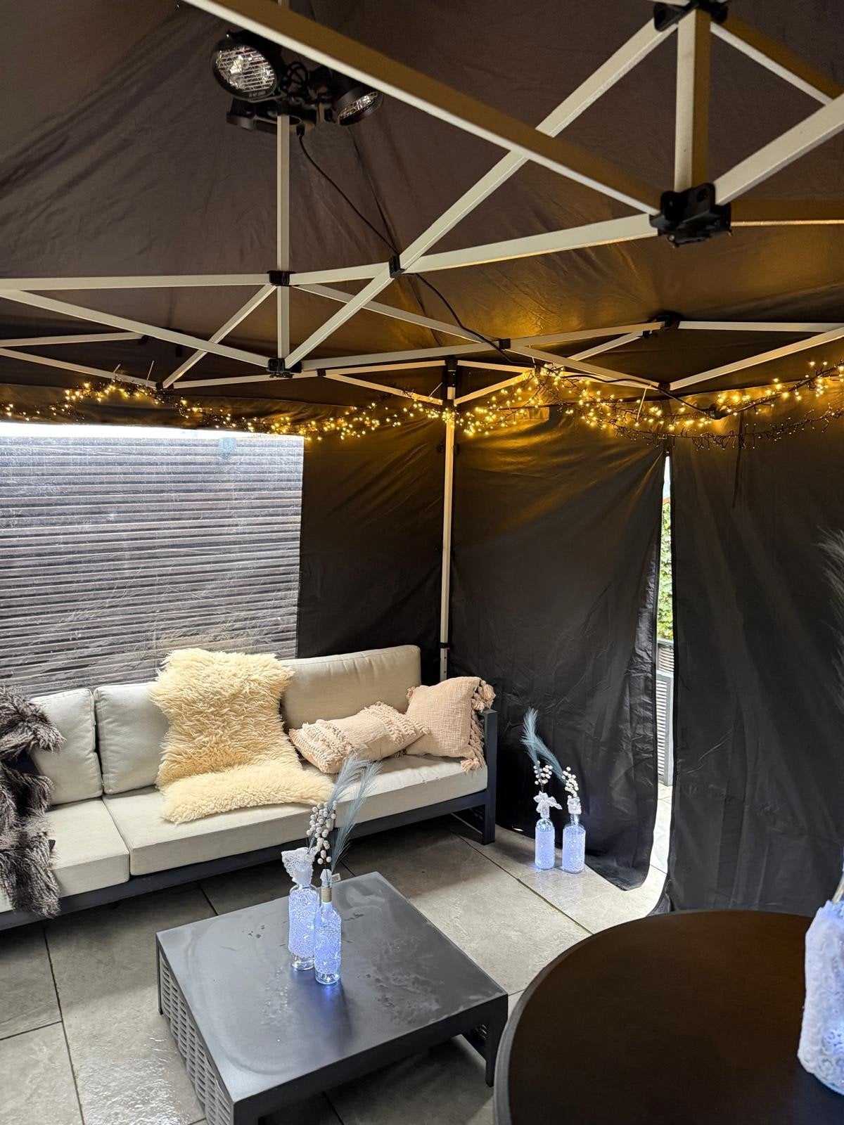 Partytent esy up 3x4,50 pakket 6 te huur, Ophalen of Verzenden, Minder dan 5 meter