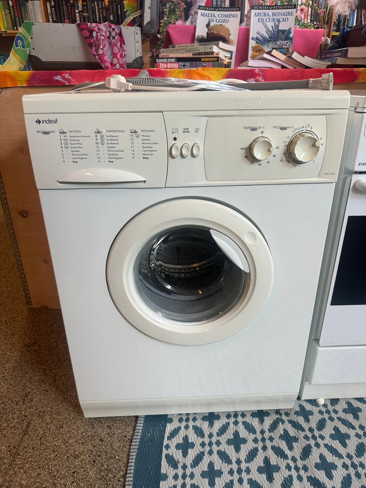 Wasmachine indesit, Witgoed en Apparatuur, Wasmachines, Zo goed als nieuw, Minder dan 85 cm, 1200 tot 1600 toeren, Ophalen