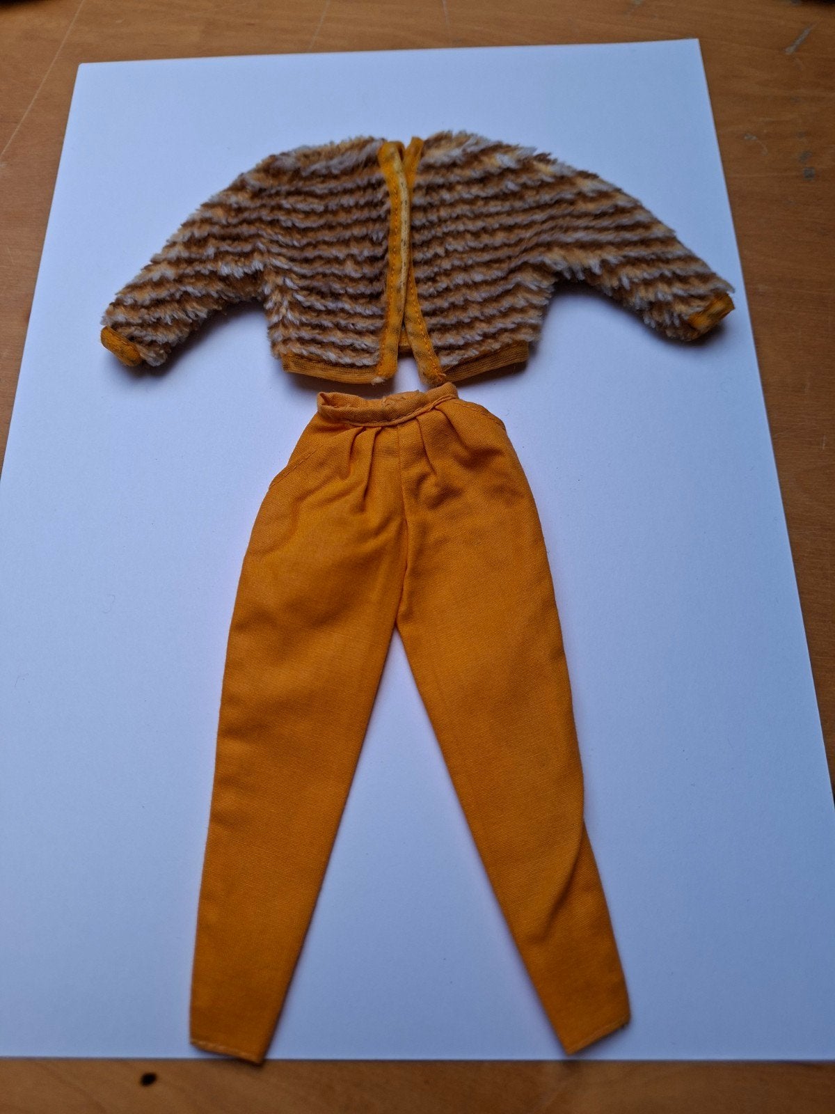 Vintage Barbie kleding set - Jasje en broek, Verzamelen, Ophalen of Verzenden, Gebruikt