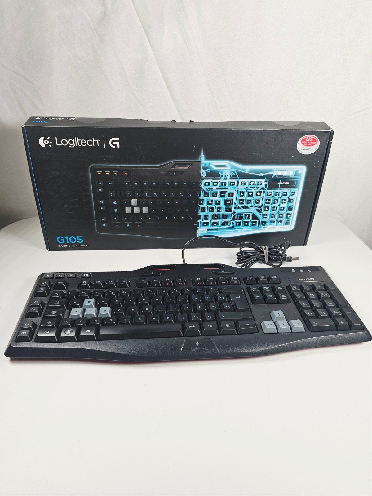Logitech G105 Gaming Keyboard – A-Grade, Logitech, Gaming toetsenbord, Ophalen of Verzenden, Zo goed als nieuw