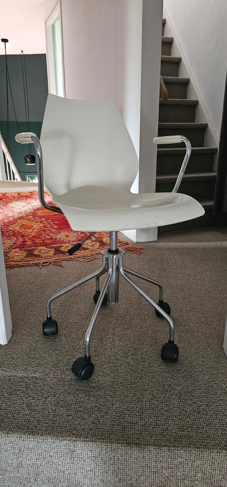 Kartell Maui Bureaustoel - Wit, Ophalen, Gebruikt, Wit, Bureaustoel