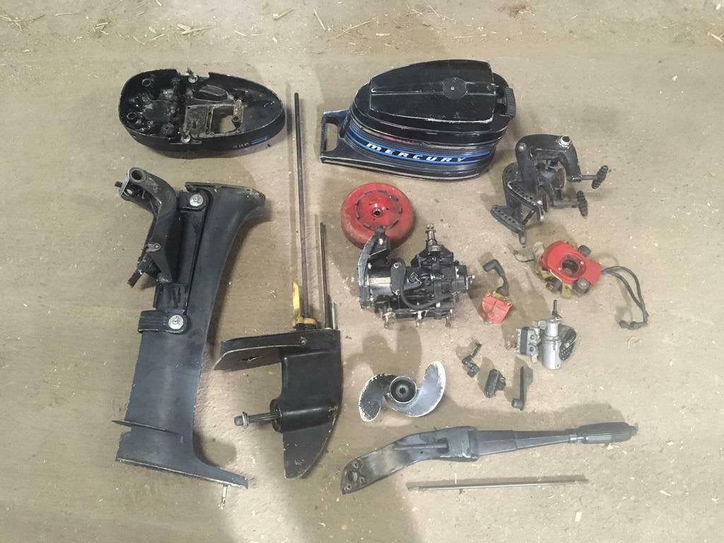 Mercury 4 en 4,5 pk 2 takt buitenboordmotor onderdelen, Ophalen of Verzenden, Gebruikt, Motor en Techniek