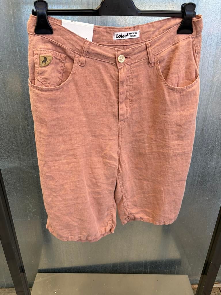 Lois short bermuda 28 linnen korte broek niew, Ophalen of Verzenden, Zo goed als nieuw, Maat 36 (S), Kort