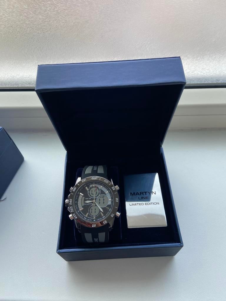 3 nieuwe Martyn Line Limited Edition herenhorloge, Overige merken, Staal, Polshorloge, Nieuw
