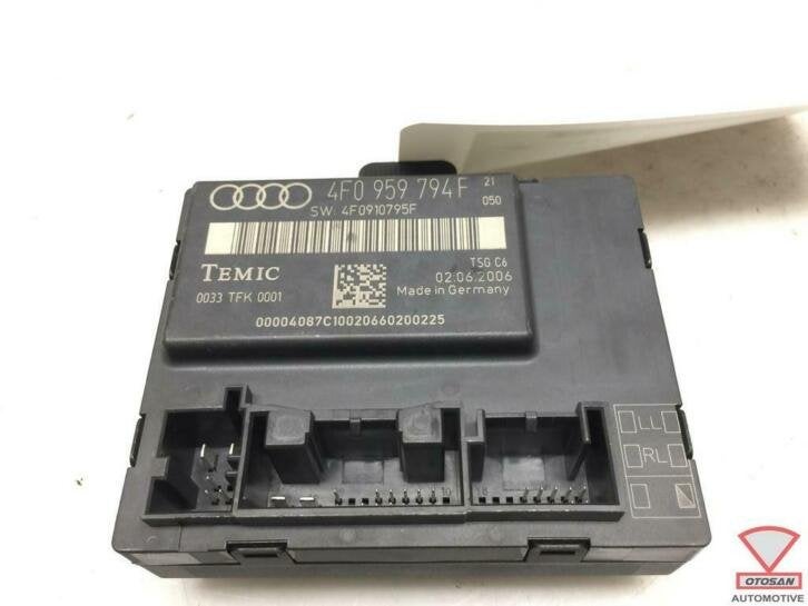 audi a6 4f a4 8k deur portier module rechts achter 4f0959794