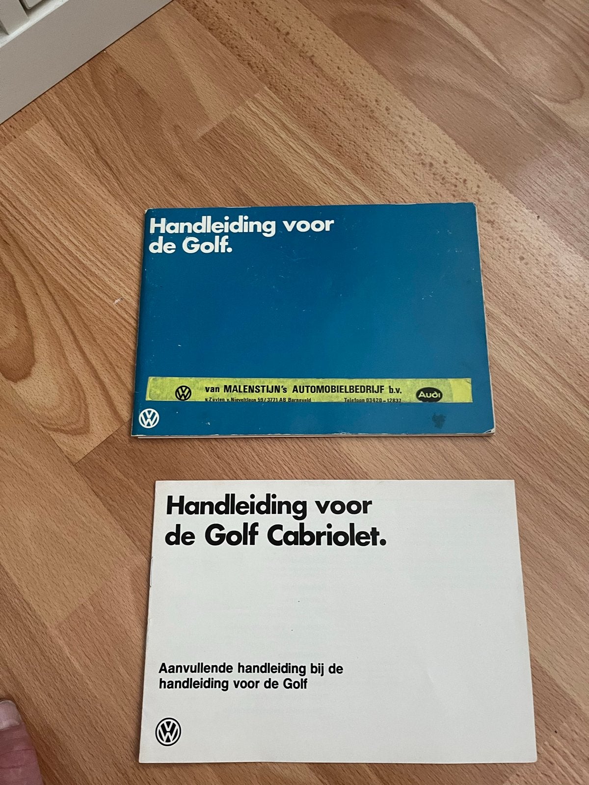 Originele Handleiding Golf1 met Cabriolet Aanvulling, Ophalen of Verzenden