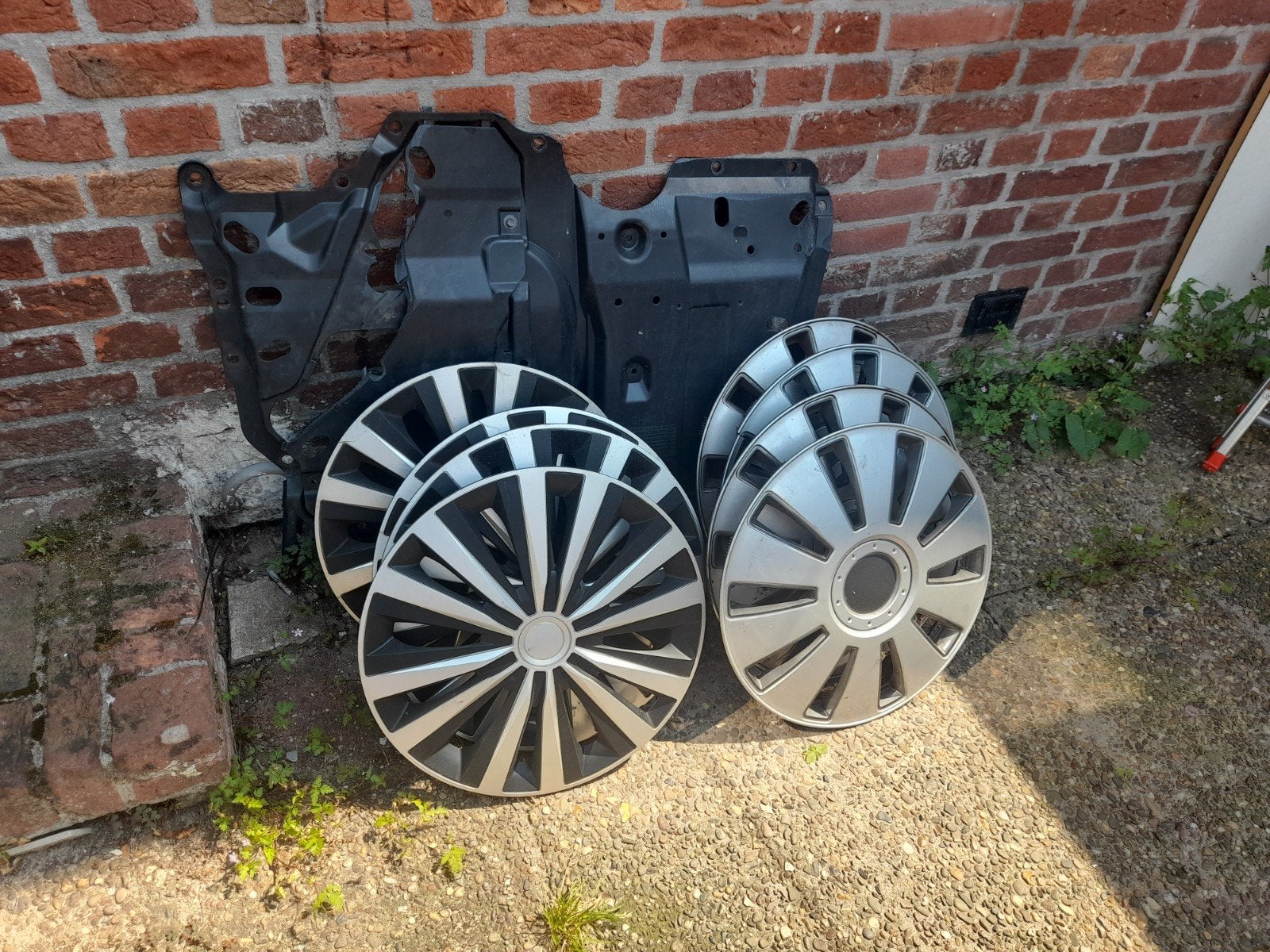 16 inch wieldoppen - 2 Sets van 4 stuks, Ophalen, Zo goed als nieuw