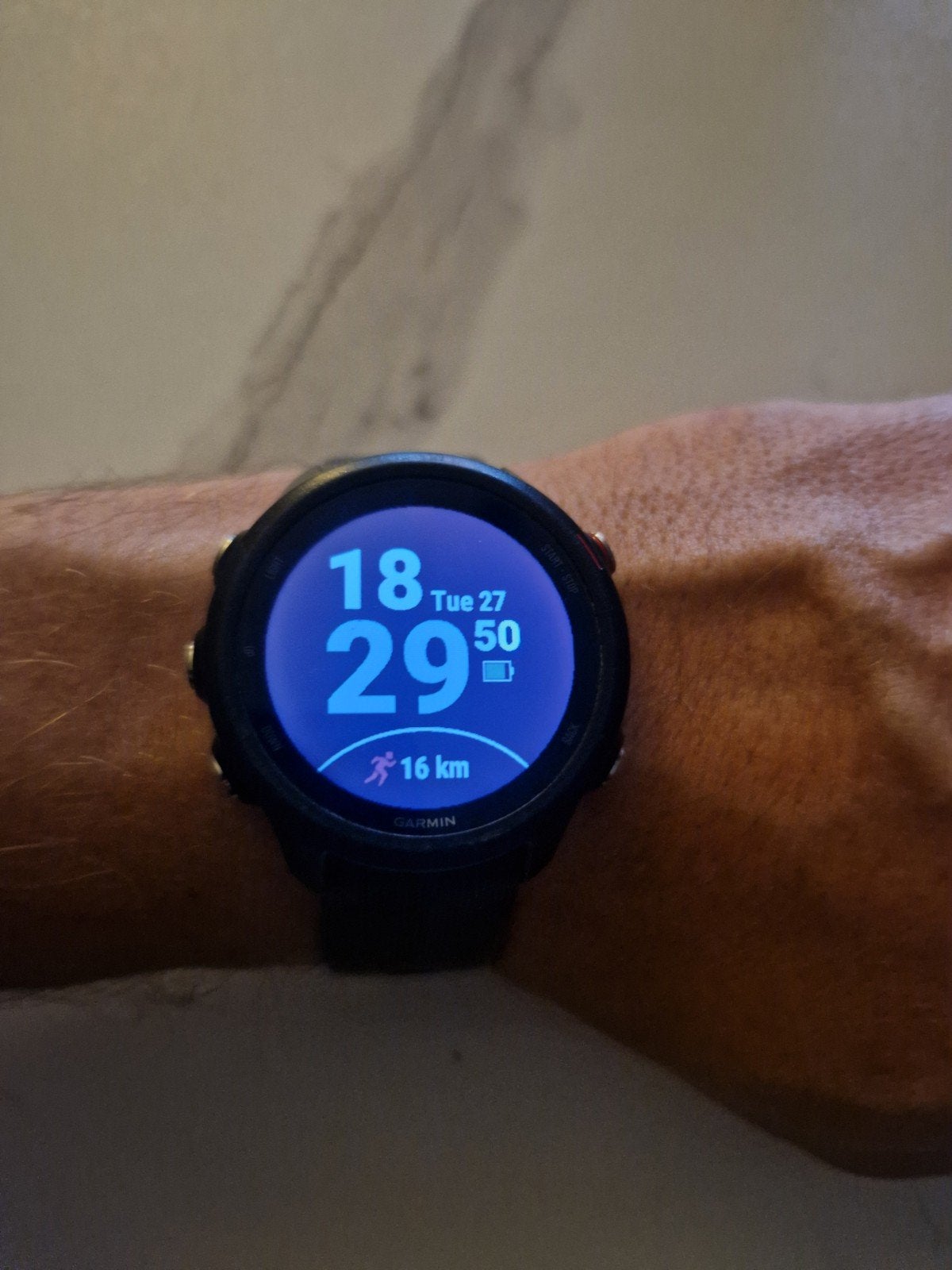 Garmin Forerunner 245 Music GPS-hardloophorloge, Stappen, Gebruikt, Verzenden, Zwart
