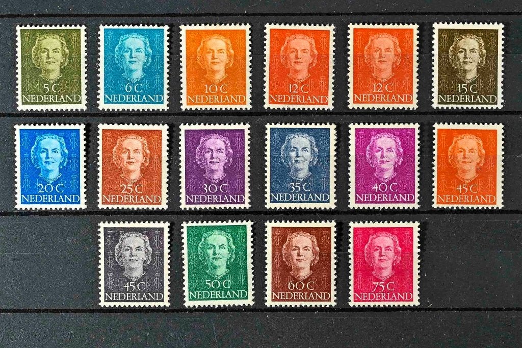 postzegels Nederland 1949 -1951, Ophalen of Verzenden, Na 1940, Postfris