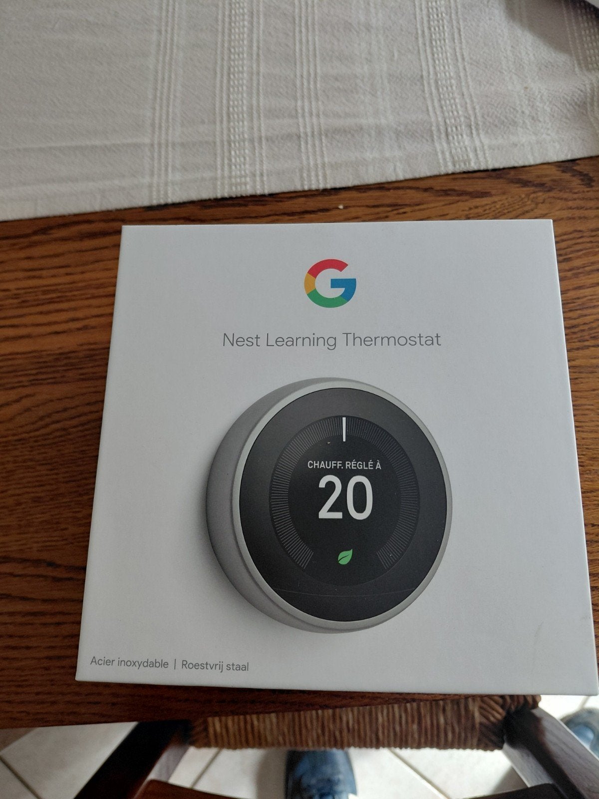 Google Nest Learning Thermostat (3e generatie), Ophalen of Verzenden, Slimme thermostaat, Zo goed als nieuw