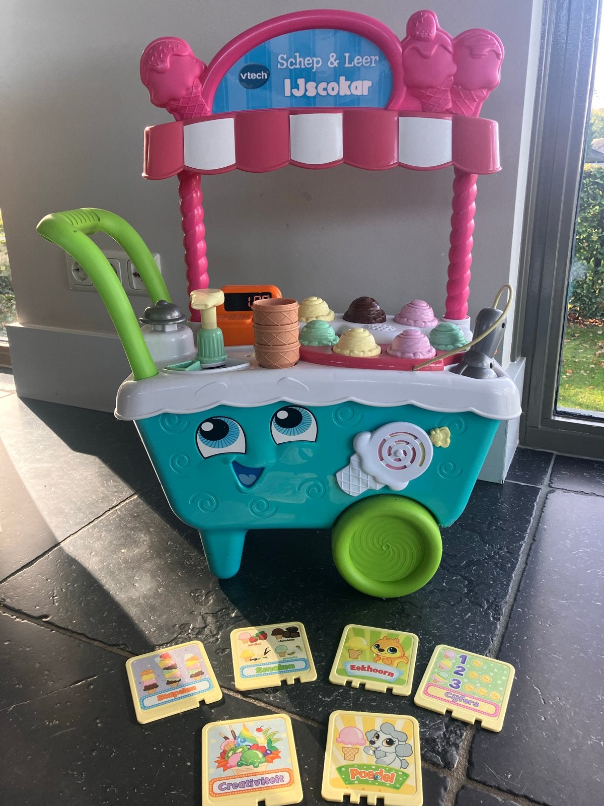 VTech Schep & Leer IJscokar, Ophalen of Verzenden, Zo goed als nieuw, Jongen of Meisje