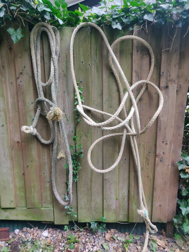 Decoratief touw 4 en 10 meter, Ø 2 cm - Zee thema, Watersport en Boten, Ophalen, Gebruikt, Overige typen