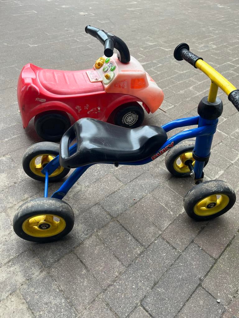 Loopfiets Puky en loopauto voor kinderen, Kinderen en Baby's, Ophalen, Gebruikt, Loopfiets