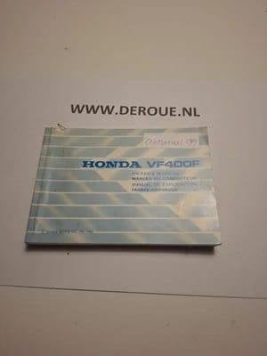 99 0WNERS MANUAL HONDA VF400F USED, Motoren, Handleidingen en Instructieboekjes, Ophalen of Verzenden, Honda