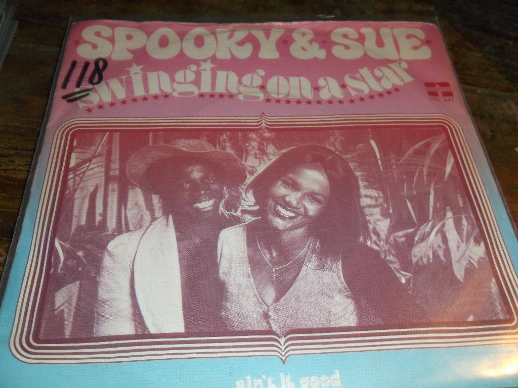 spooky and sue Swinging on a star 93, Gebruikt, 7 inch, Single, Ophalen of Verzenden