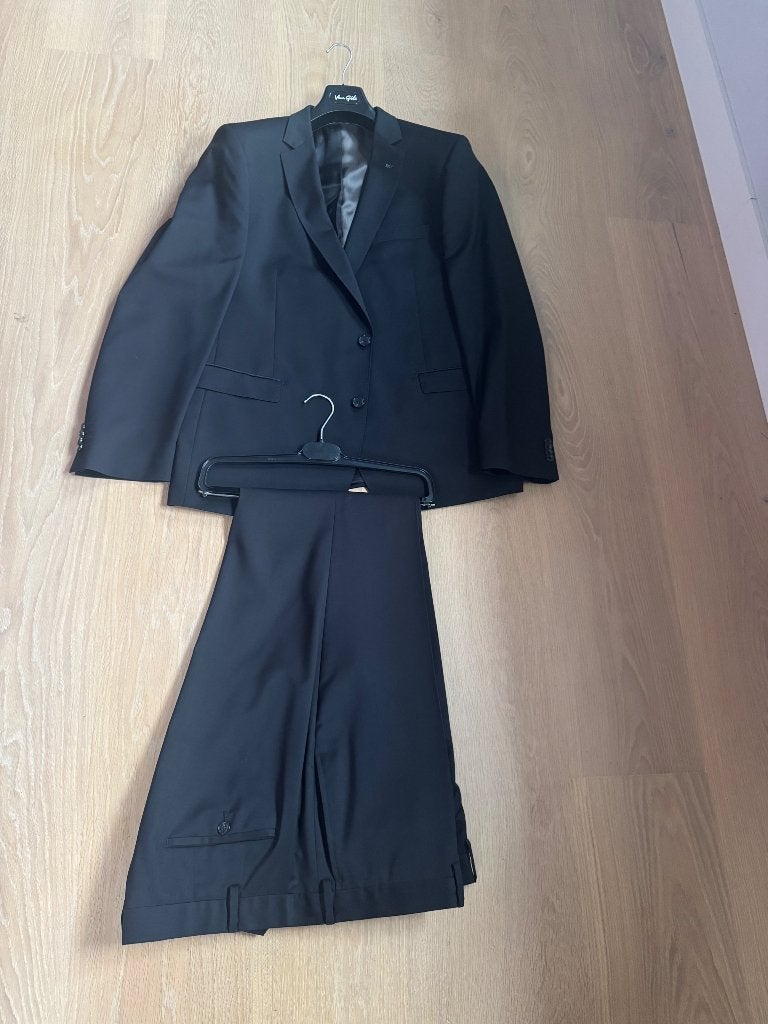 Kostuum zwart van Gils, Kleding | Heren, Zwart, Overige maten, Zo goed als nieuw, Van Gils