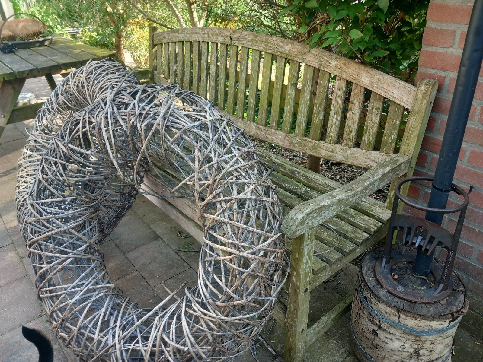 Decoratieve Wilgentak Krans/Ring 2 stuks, Ophalen of Verzenden