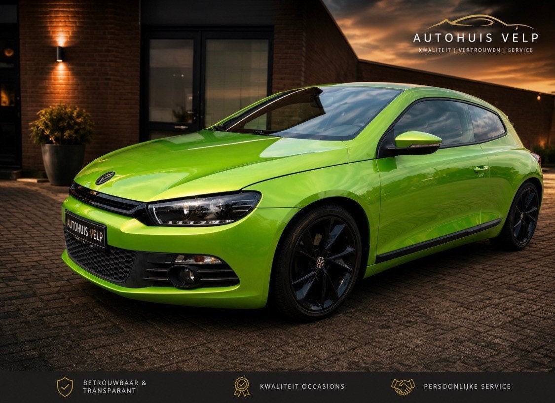 Volkswagen Scirocco 1.4 TSI uitlaat kleppen systeem, Auto's, Voorwielaandrijving, Gebruikt, Zwart, 4 cilinders