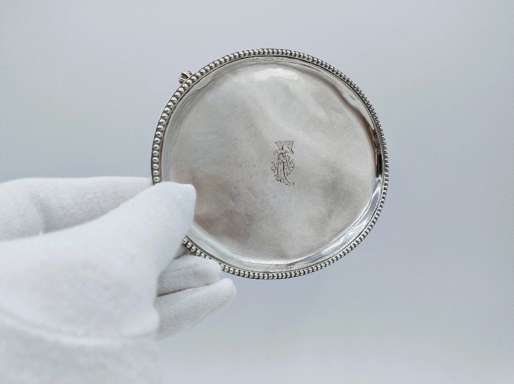 Zilveren pattipan, B. van Mecklenburg, Amsterdam, 1791, Verzenden, Zilver