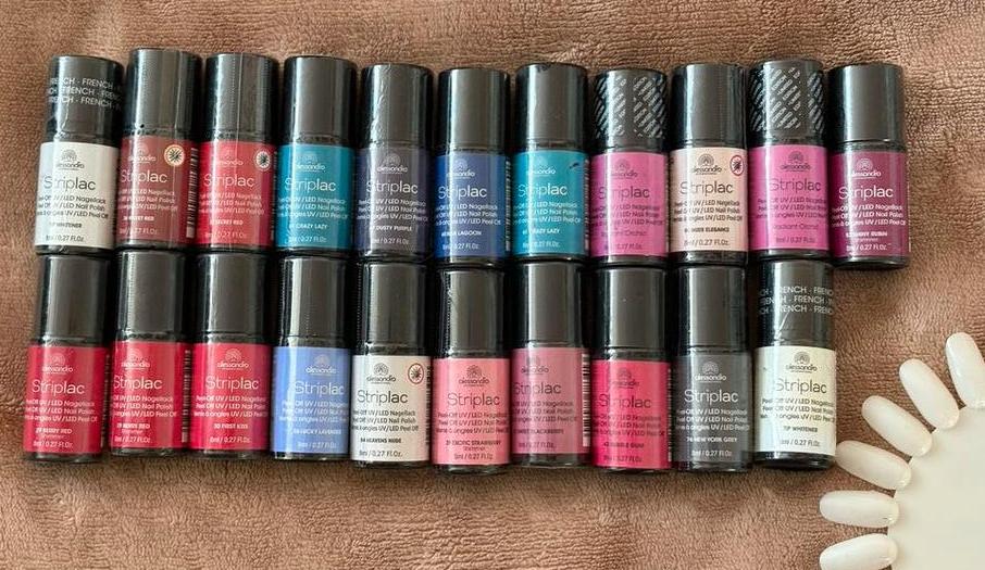 Alessandro Striplac Peel-off UV/LED Nagellak 8ml - Diverse k, Overige kleuren, Nieuw, Ophalen of Verzenden, Handen en Nagels