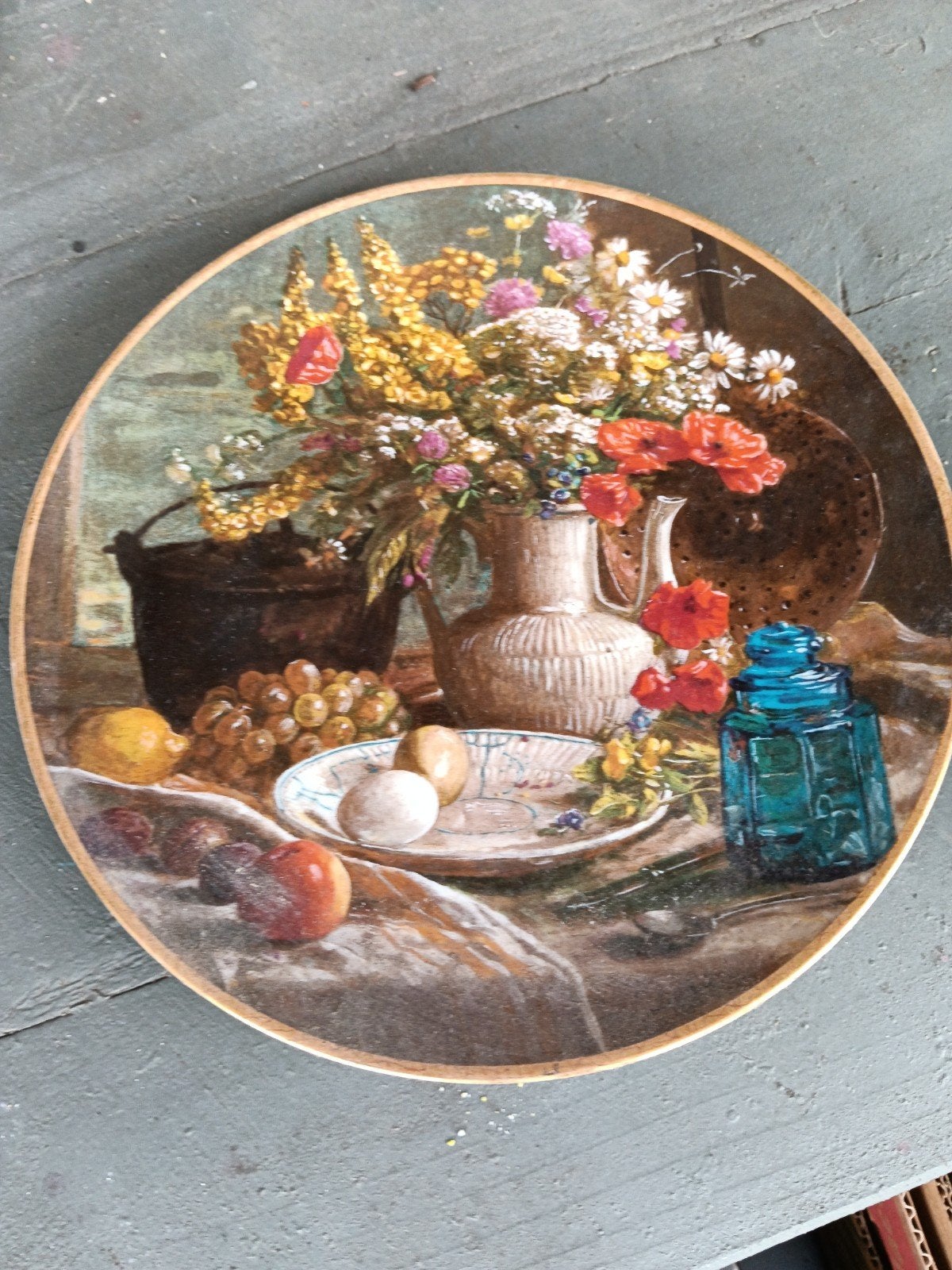 Mosa Bradex Wandbord "Ochtend Stilleven" Kees van den Berg, Antiek en Kunst, Antiek | Wandborden en Tegels, Ophalen