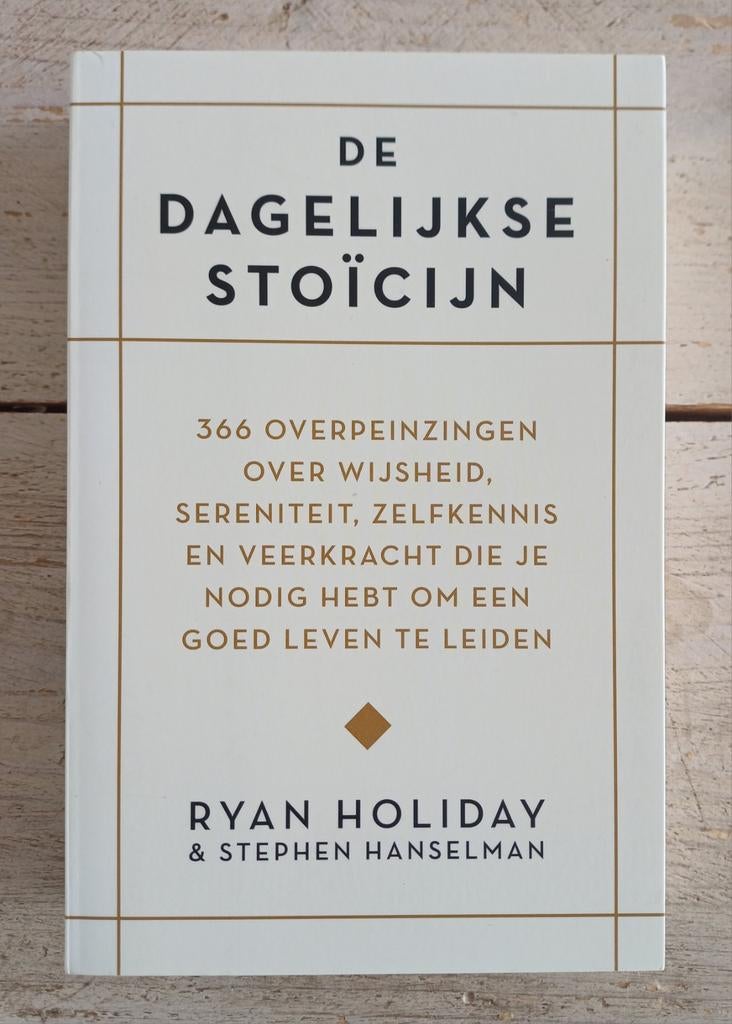 Ryan Holiday - De dagelijkse stoïcijn, Boeken, Ophalen of Verzenden, Zo goed als nieuw, Ryan Holiday; Stephen Hanselman
