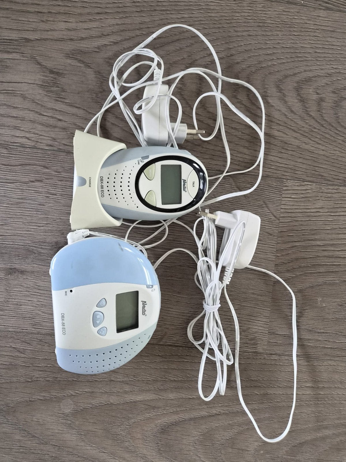 Alecto DBX-88 ECO Babyfoon met Oplaadstation, Ophalen, Gebruikt, 100 tot 250 meter, Digitaal