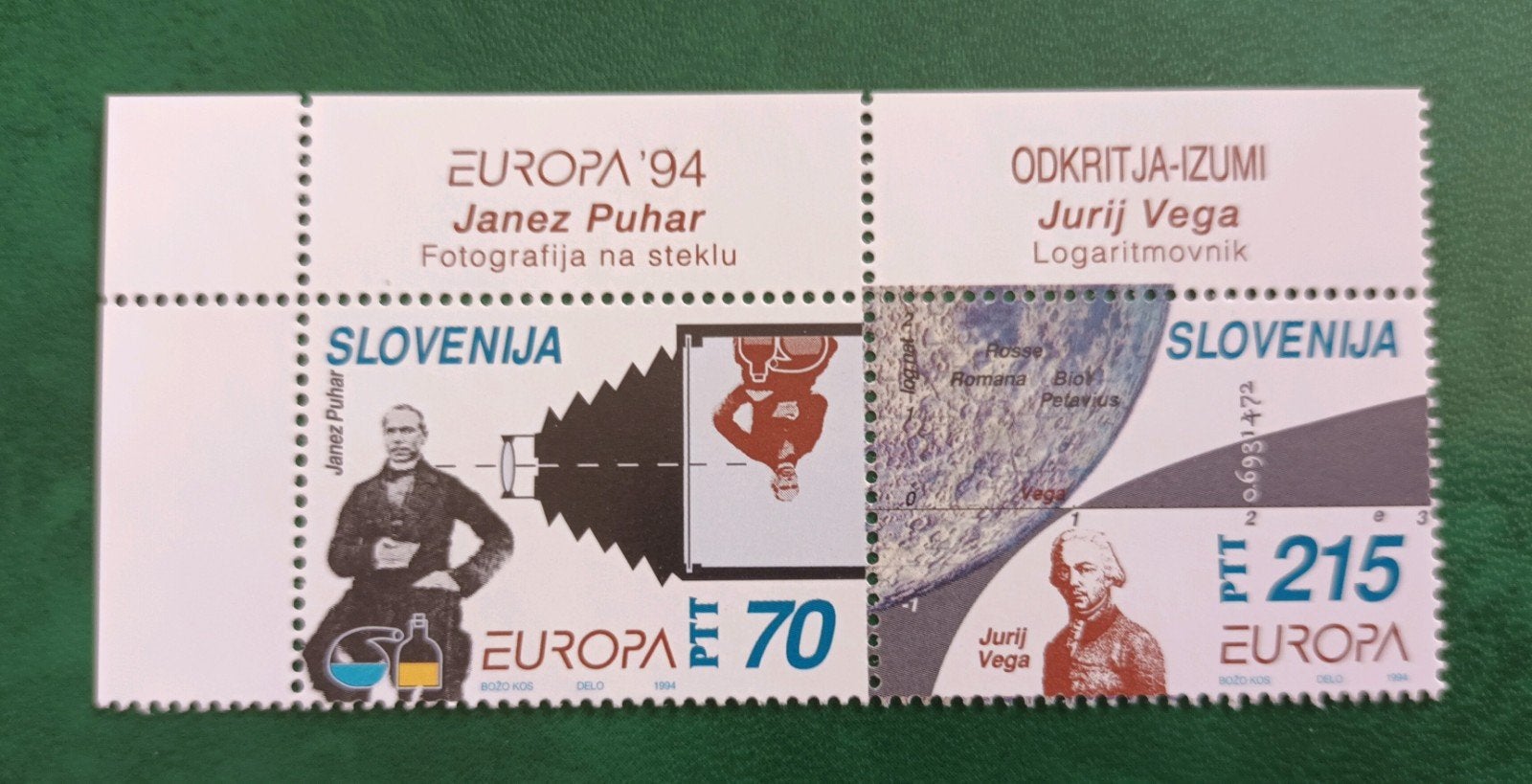 slovenie 1994 pair scientist MNH, Verzenden, Overige landen, Postfris