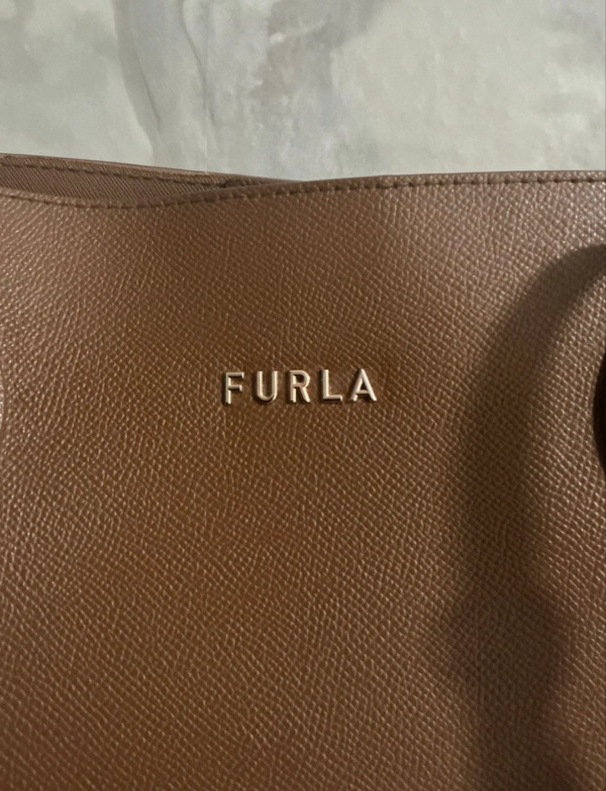 Furla Vittoria Tote L - Bruine shopper, Ophalen, Gebruikt, Bruin, Shopper