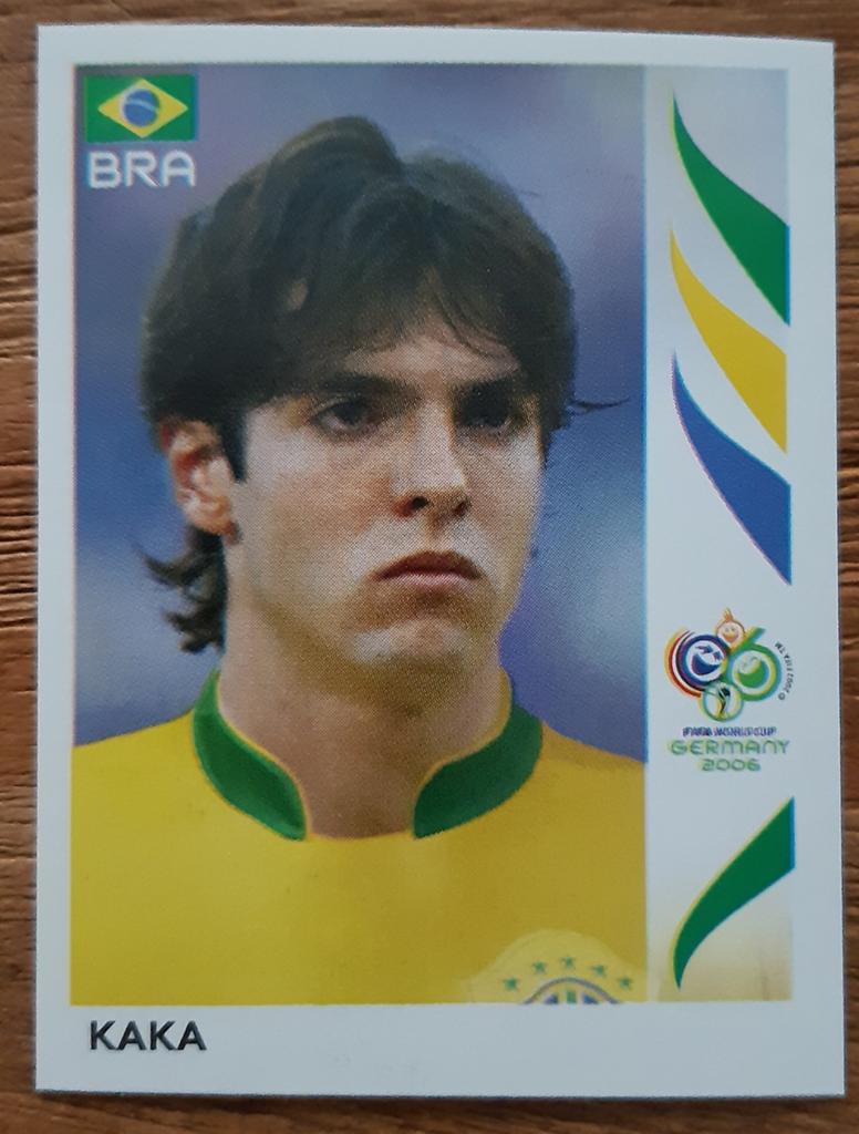Panini Kaka Brazilië WK 2006 Duitsland, Ophalen of Verzenden, Zo goed als nieuw, Sticker