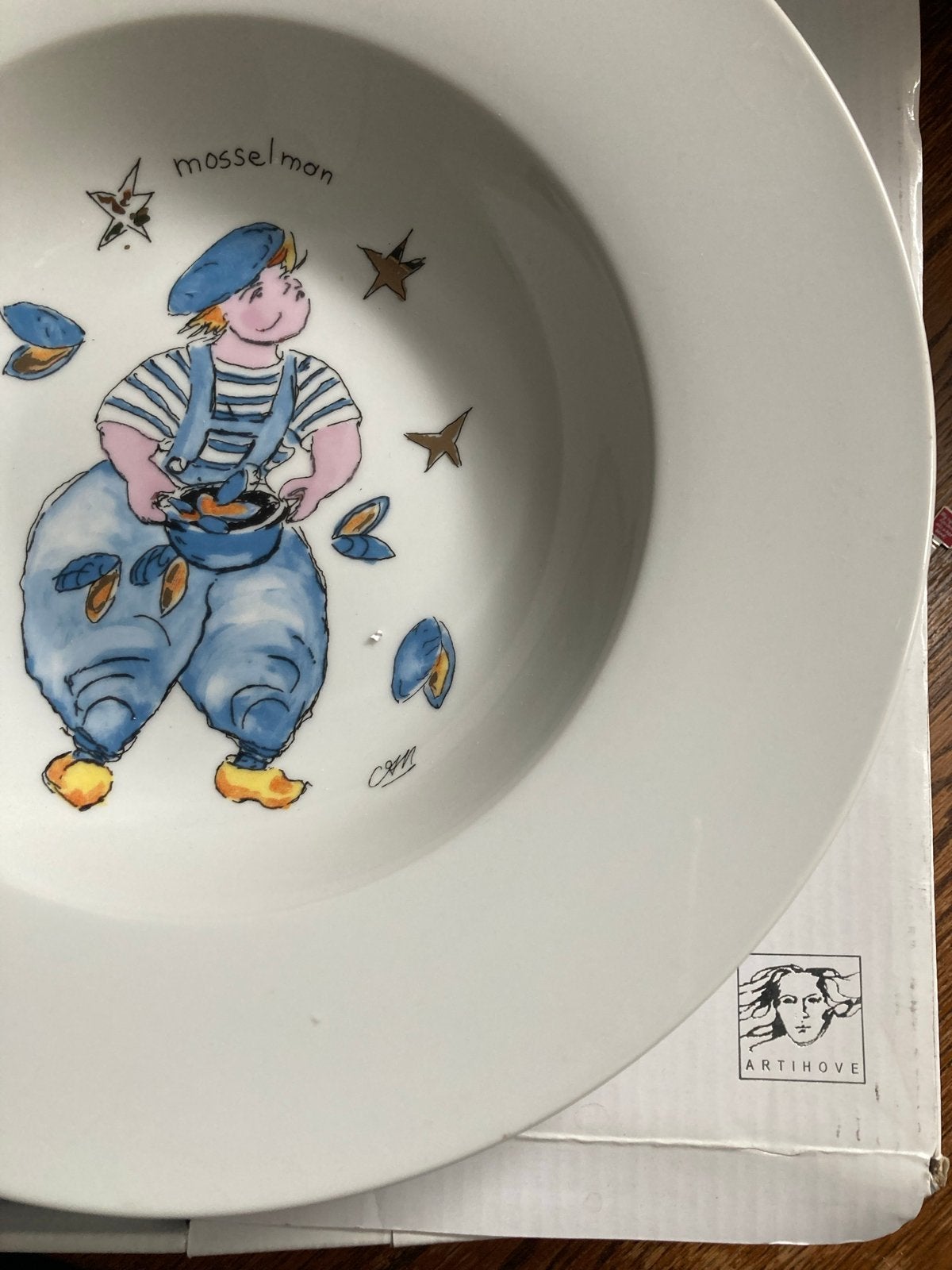 Artihove Corry Ammerlaan Mosselman Mosselvrouw schalen, Ophalen