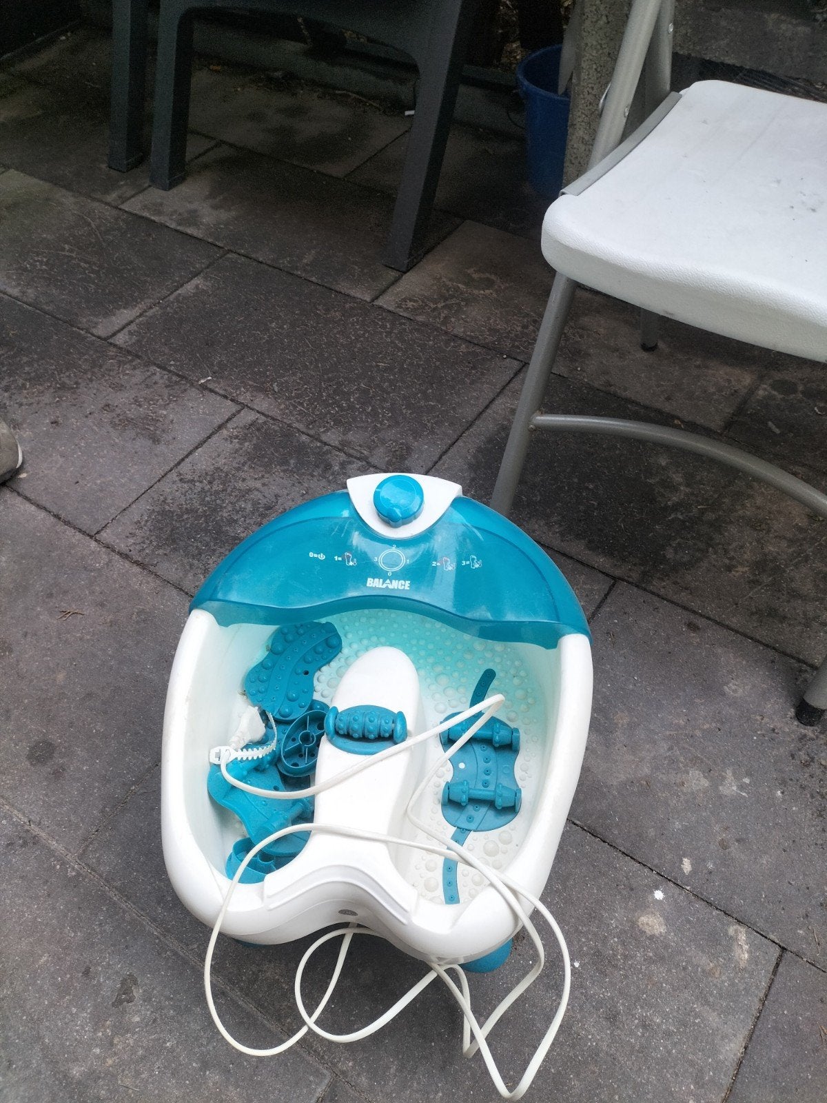 Voetenbad met massagefunctie - ontspanning voor uw voeten, Witgoed en Apparatuur, Ophalen of Verzenden, Gebruikt, Hand- en Voetverzorging