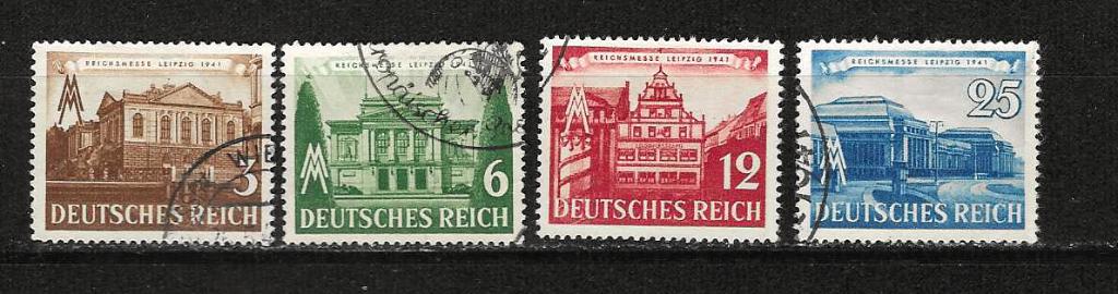 Reich 764-767, Ophalen of Verzenden, Duitse Keizerrijk, Gestempeld