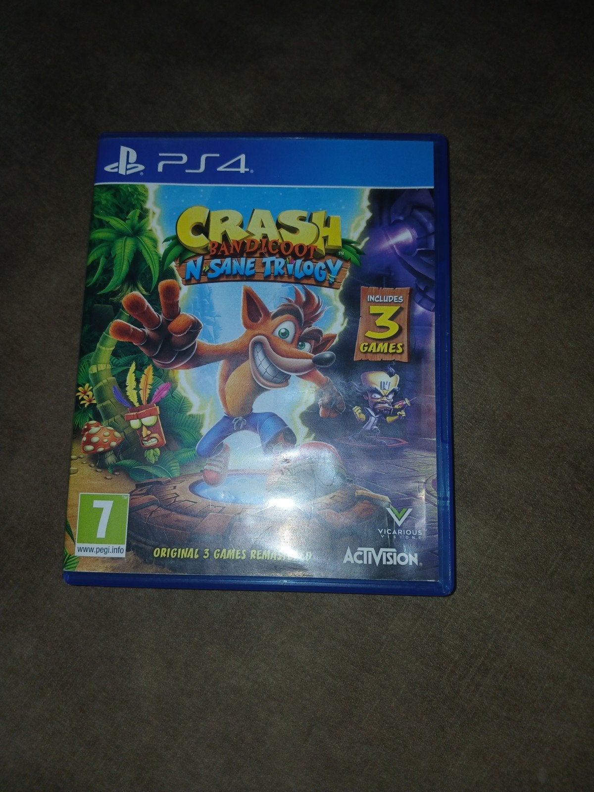 Crash Bandicoot N. Sane Trilogy PS4 - Zo goed als nieuw, Ophalen, 1 speler, Zo goed als nieuw, Platform