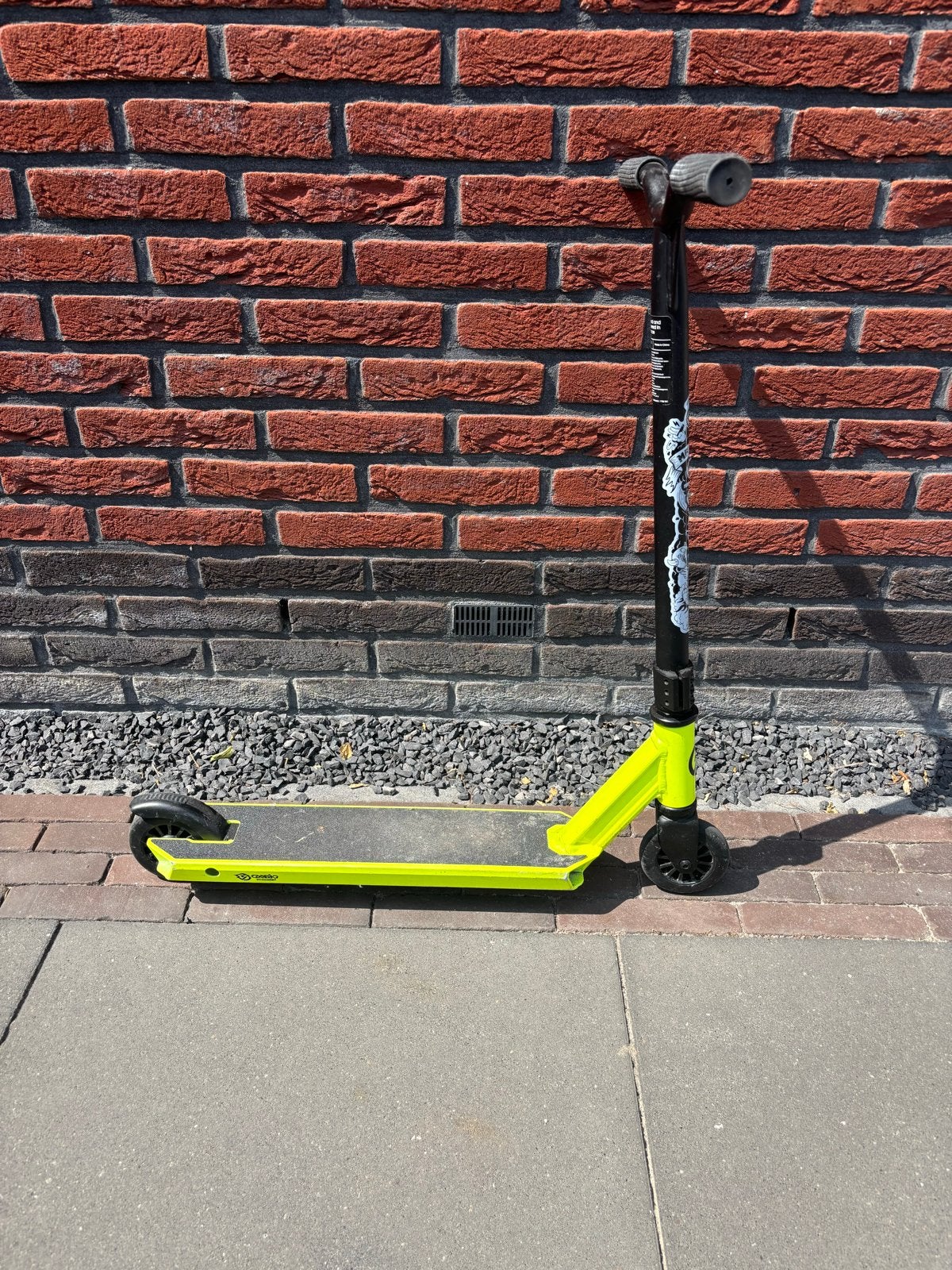 Stuntstep Oxelo MF One 0.0 - Neon Geel/Zwart, Fietsen en Brommers, Steps, Ophalen, Gebruikt, Gewone step