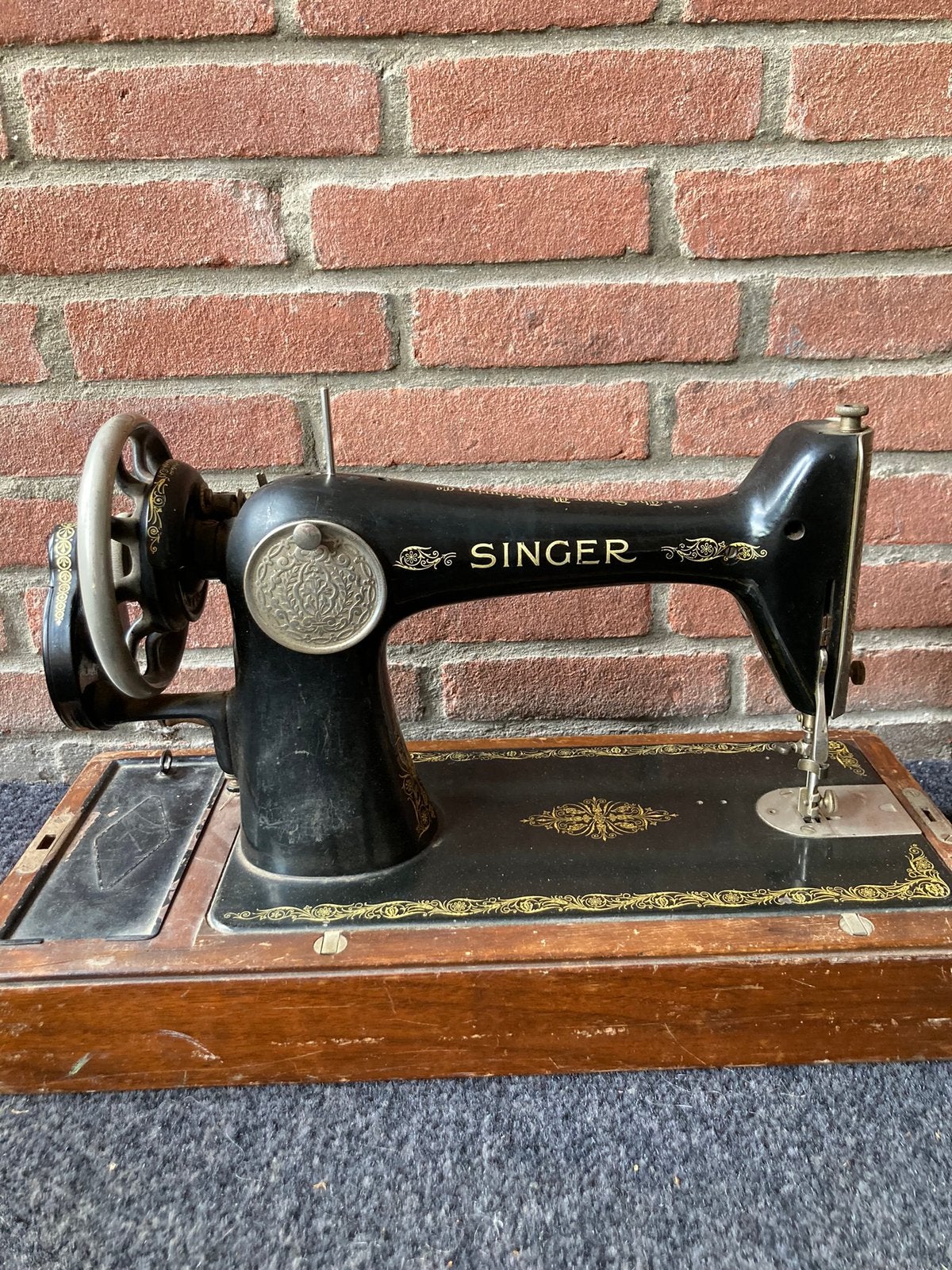 Singer naaimachine, Antiek en Kunst, Ophalen
