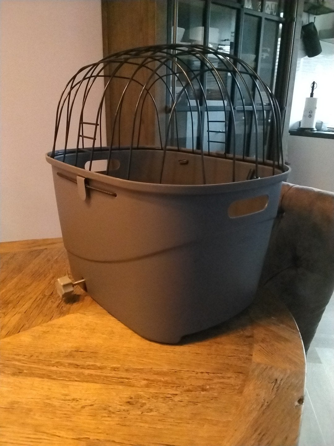 te koop fiets bak hond -kat, Ophalen
