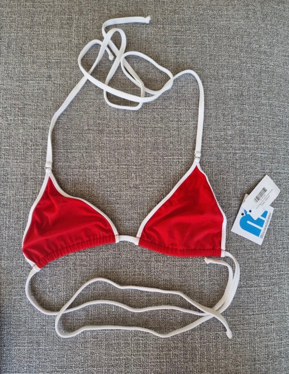 Microminimus Triangle Top Anniversary Rosso Maat M, Kleding | Dames, Ophalen of Verzenden, Nieuw, Rood, Bikini