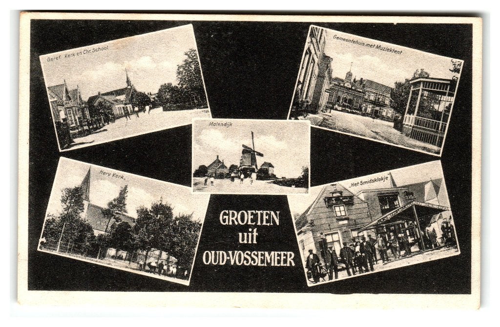 Oud-Vossemeer, Groeten uit Oud-Vossemeer, Ophalen of Verzenden, 1940 tot 1960, Gelopen, Noord-Brabant