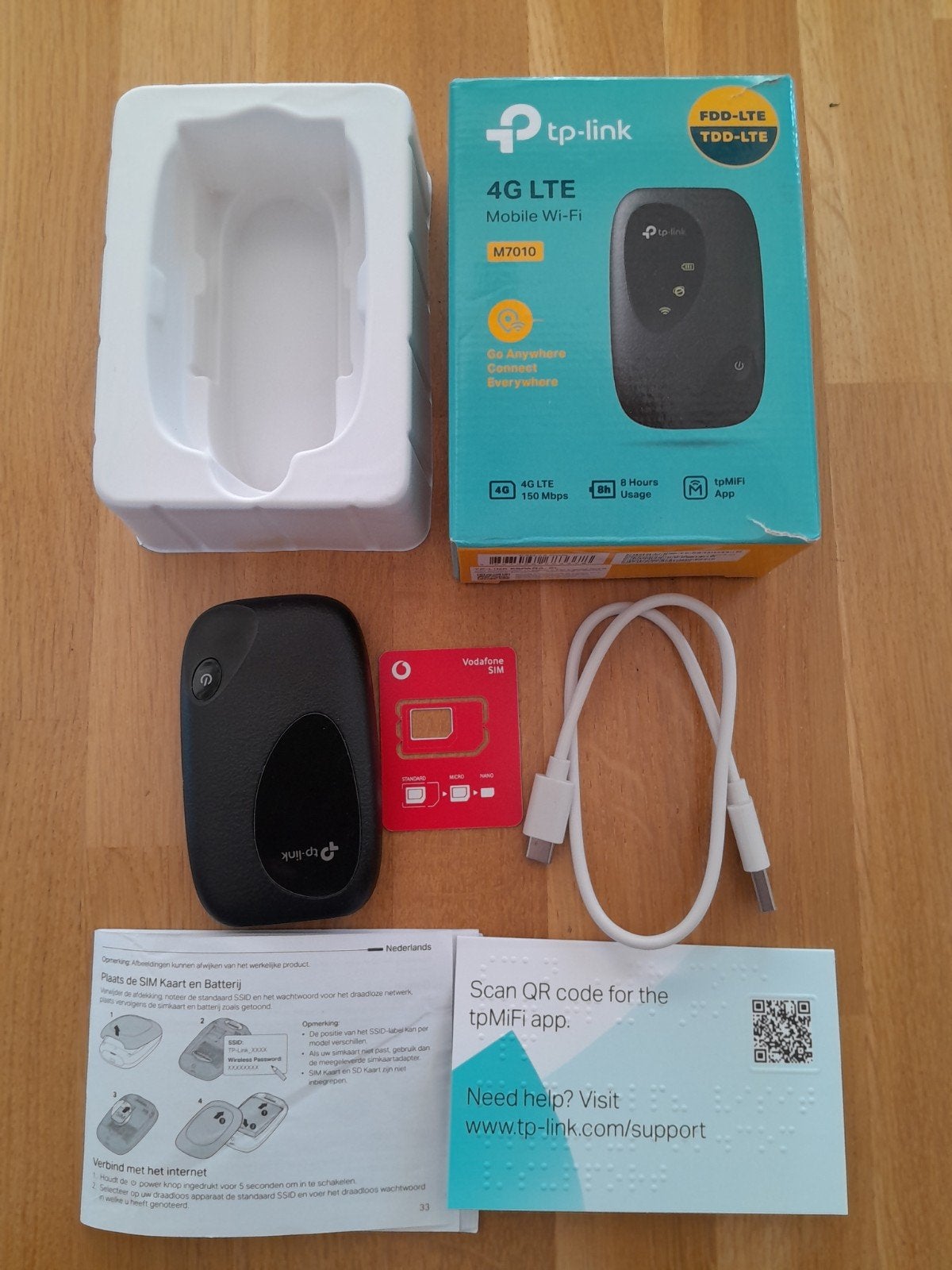 TP-Link M7010 4G LTE Mobiele Wi-Fi Router (MIFI), Ophalen of Verzenden