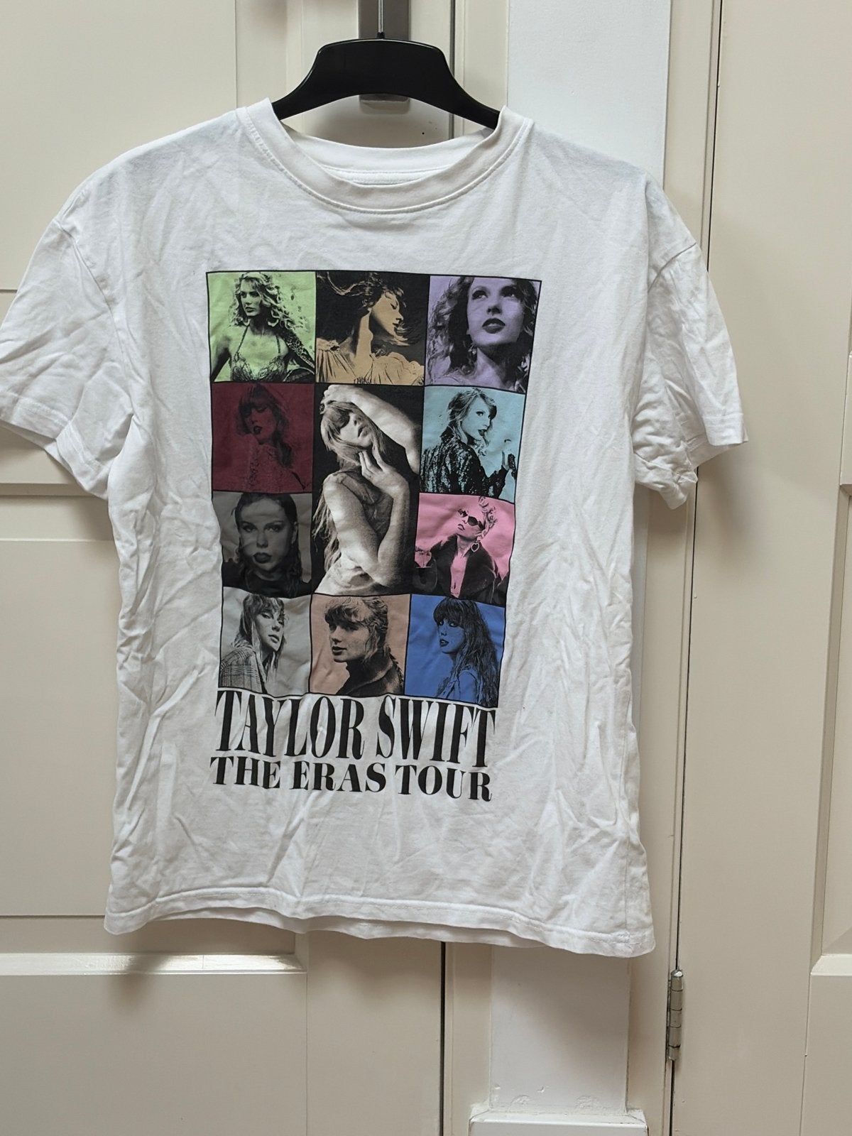 Taylor Swift The Eras Tour T-shirt - Origineel, Wit, Ophalen of Verzenden, Zo goed als nieuw, Korte mouw