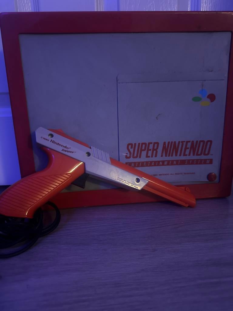Super Nintendo Zapper Pistool - Origineel SNES Accessoire, Ophalen, Gebruikt, Super NES, Pistool