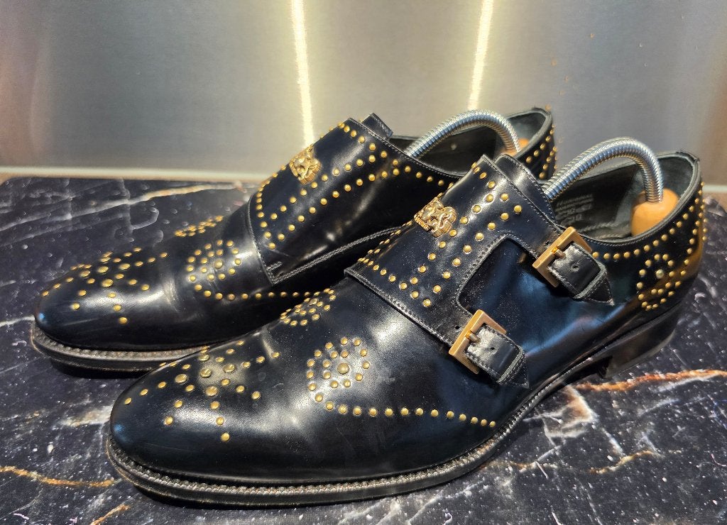 Harris herenschoen double monk maat 9, Kleding | Heren, Harris, Zwart, Ophalen of Verzenden, Gespschoenen