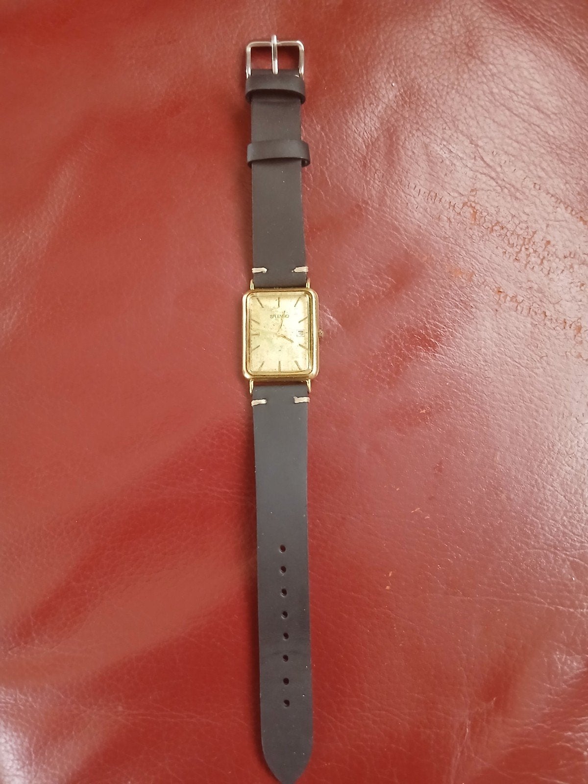 14 karaats splendid heren horloge, Polshorloge, Goud, Ophalen, Overige merken