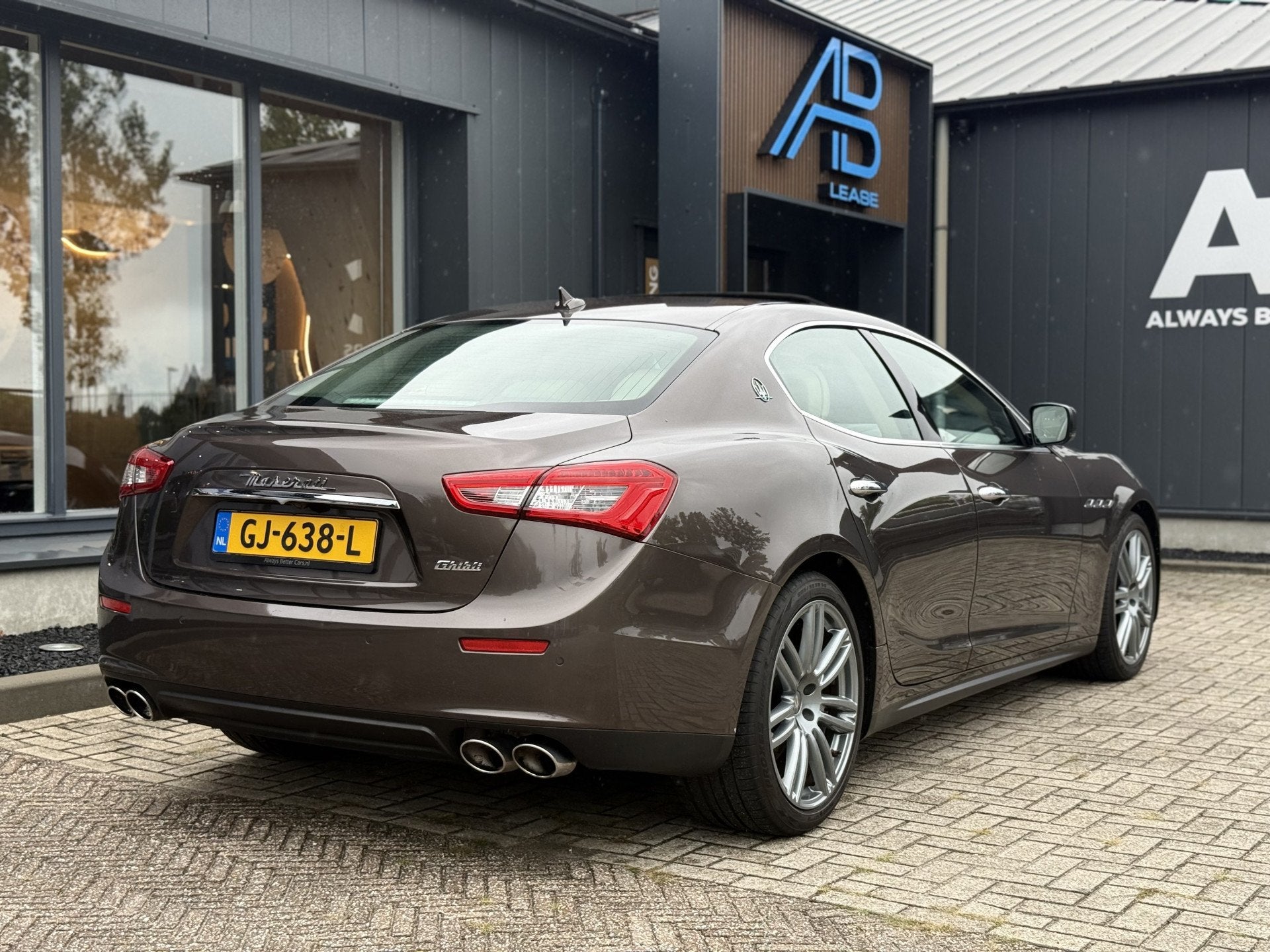Maserati Ghibli 3.0 V6 D Camera Vol Leder (bj 2015), Auto's, Euro 5, Achterwielaandrijving, Gebruikt, Bruin