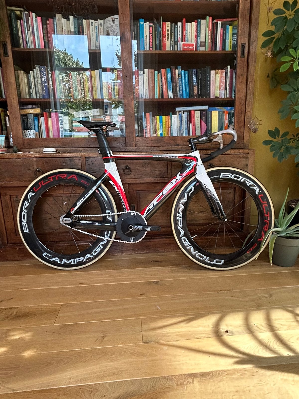 Apex Entrax Baanfiets (Maat 54) - Campagnolo Bora Ultra, Ophalen of Verzenden, Zo goed als nieuw