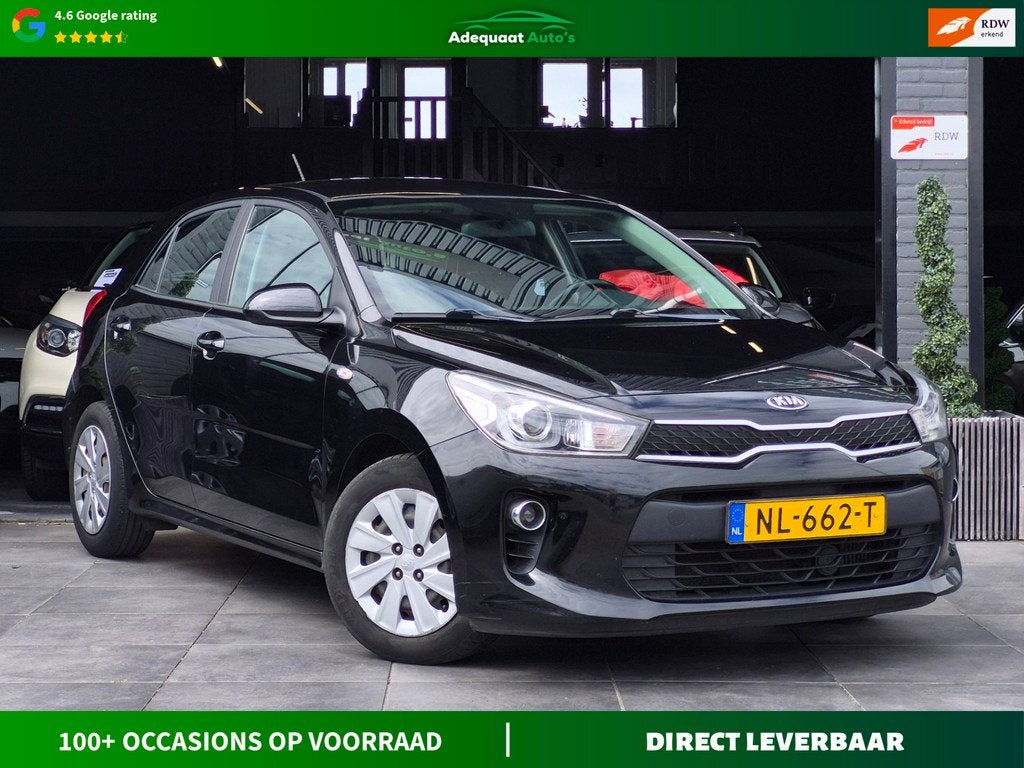 Kia Rio 1.0 TGDI ComfortPlusLine Cruise|Camera|Trekhaak|BTW, Auto's, Kia, Voorwielaandrijving, Lichtsensor, Gebruikt, Met garantie (alle)