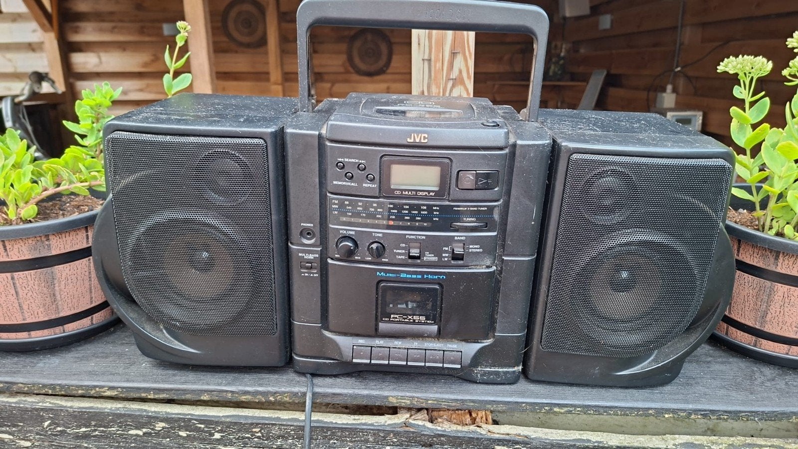 JVC Draagbare Stereo Radio Cassette CD Speler - Boombox, Ophalen, Gebruikt, Cassettedeck, JVC