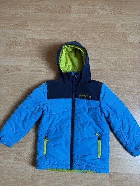 Kinder Ski jas Protest Boys 116, Blauw, Overige maten, Ophalen of Verzenden, Voetbal